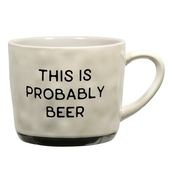 Large 15oz Handmade style Coffee Gift Mug for Coffee and Beer Drinker - Picture 1 of 4